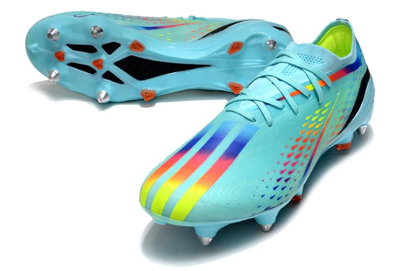Chuteira Adidas X Speed portal SG Campo - Azul
